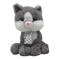 Maskotki i pluszaki - Axiom 4819 Kolekcja Silver Kot biały i szary 23 cm - miniaturka - grafika 1