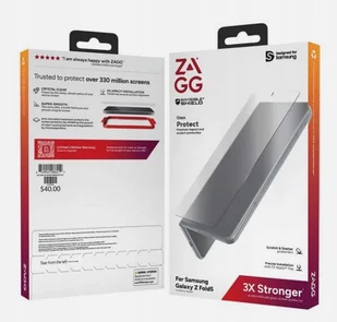 Szkło hartowane Zagg Invisible Shield do Samsung Galaxy Z Fold5 - Szkła hartowane na telefon - miniaturka - grafika 1