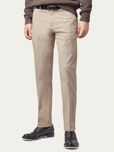 BOSS Spodnie materiałowe Crigan3-D 50325944 Beżowy Regular Fit - Spodnie męskie - miniaturka - grafika 1