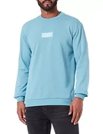 Bluzy męskie - FILA BoHINJ Sweat Crew bluza męska, niebieski (Adriatic Blue), S - miniaturka - grafika 1