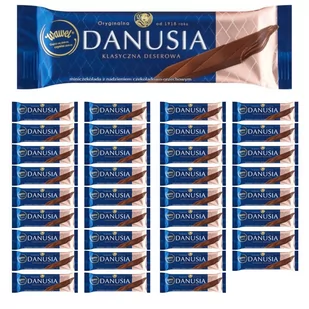 Wawel Danusia Miniczekolada z nadzieniem czekoladowo-orzechowym 38 g x 35 sztuk - Batoniki - miniaturka - grafika 1