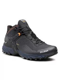 Buty trekkingowe męskie - Salewa Trekkingi Ms Ultra Flex 2 Mid Gtx 61387-0984 Granatowy - grafika 1