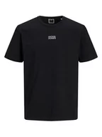 Koszulki męskie - Jack & Jones Koszulka "Classic" w kolorze czarnym - miniaturka - grafika 1