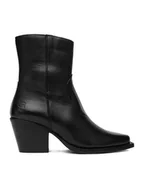 Botki damskie - G-Star Raw Kowbojki EO-ONUR-25FW39 Czarny - miniaturka - grafika 1