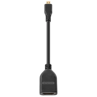 Sitecom CN-356 adapter micro HDMI do HDMI - czarny CN-356 - Adaptery i przejściówki - miniaturka - grafika 2