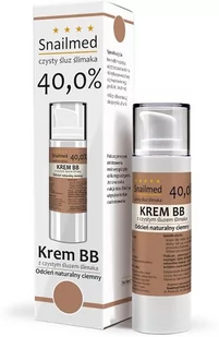 Snailmed Krem BB ze śluzem ślimaka ciemny odcień naturalny 30 ml - Kremy BB - miniaturka - grafika 1