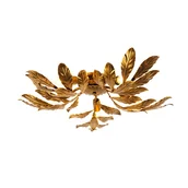 Oprawy, klosze i abażury - QAZQA Vintage lampa sufitowa antyczne złoto 5-punktowe - Linden - miniaturka - grafika 1