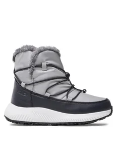 CMP Śniegowce Sheratan Wmn Lifestyle Shoes Wp 30Q4576 Szary - Śniegowce damskie - miniaturka - grafika 1