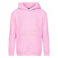 Bluzy dla dziewczynek - Bluza Dziecięca Z Kapturem Hooded Sweat Jasnoróżowy r. 14-15(164) - miniaturka - grafika 1