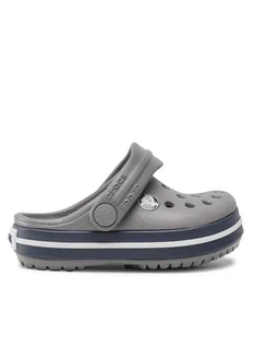 Crocs Klapki Crocband Clog T 207005 Szary - Buty dla chłopców - miniaturka - grafika 1