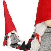 Ozdoby bożonarodzeniowe - Pani skrzat 38cm ozdoba świąteczna, krasnal świąteczny, gnom siedzący - miniaturka - grafika 1