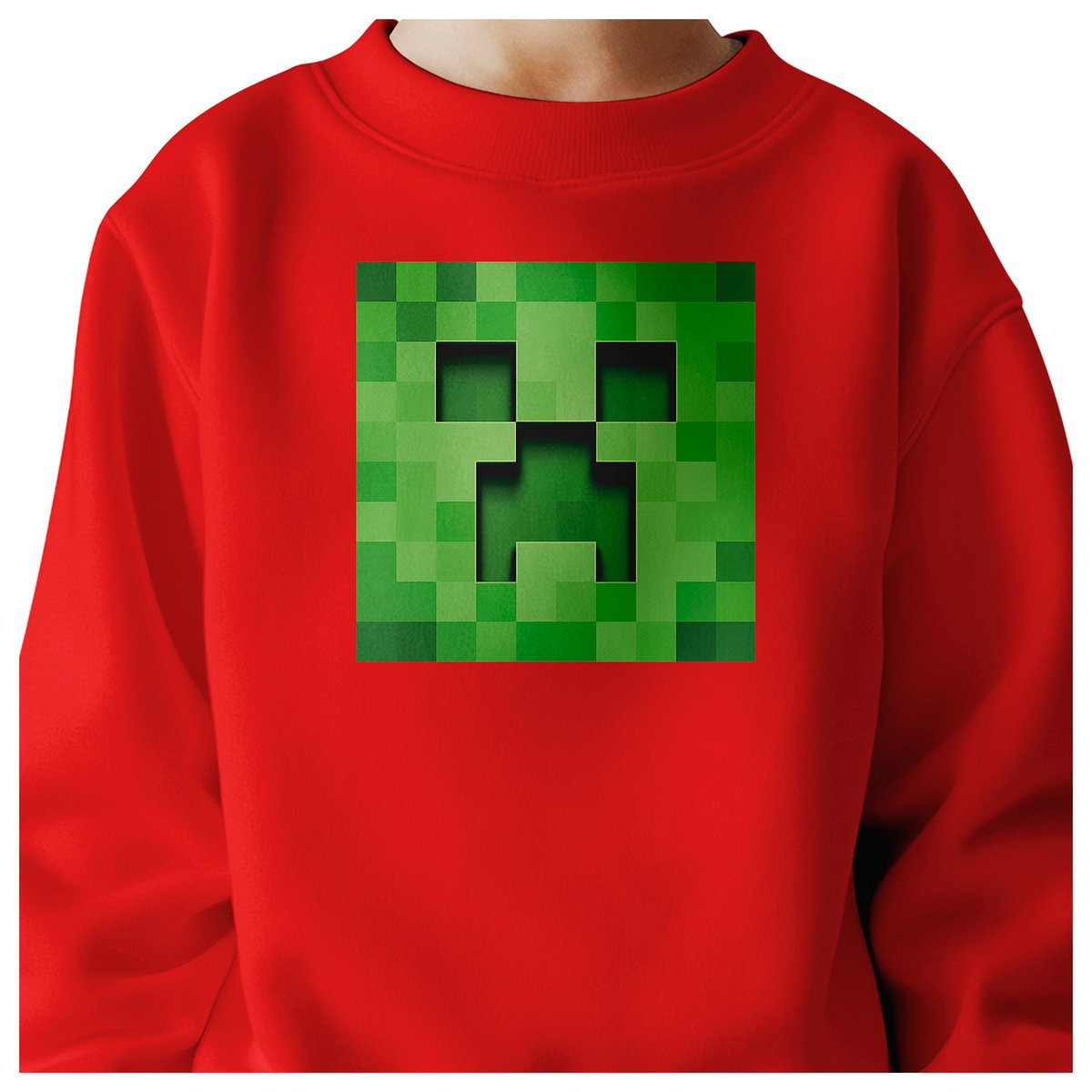 BLUZA DZIECIĘCA MINECRAFT 122-128 DLA DZIEWCZYNKI CHŁOPCA JAKOŚĆ