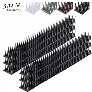 Kolce Na Ptaki Gołębie Plastikowe 6Szt 3,12M - Zwalczanie i odstraszanie szkodników - miniaturka - grafika 1