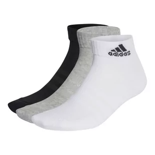 Skarpety adidas Cushioned Sportswear (kolor Biały. Czarny. Szary/Srebrny, rozmiar S: 37-39) - Skarpetki damskie - miniaturka - grafika 1