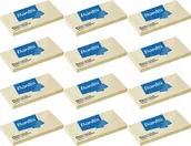 Gadżety  do biura - Bloczki Samoprzylepne, Żółte kartki samoprzylepne 125x75 100szt x 12 - miniaturka - grafika 1