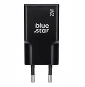 Ładowarki do telefonów - Ładowarka Blue Star Ładowarka sieciowa do telefonu Slim GaN 1x Typ C QC4.0 PD 3A 20W TFK-SC-20WPD czarna - miniaturka - grafika 1