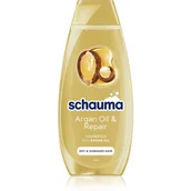 Szampony do włosów - Schwarzkopf Schauma Argan Oil & Repair Shampoo Szampon do włosów 400 ml - miniaturka - grafika 1