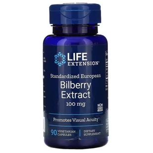Ekstrakt z borówki Bilberry Extract 90 kapsułek Life Extension 1036547259 - Suplementy naturalne - miniaturka - grafika 1