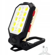 Oświetlenie warsztatowe - Latarka Led Warsztatowa Akumulator Hak Magnes Usb - miniaturka - grafika 1