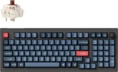 Klawiatury - Keychron V5 MAX 96% Knob Wireless Tri-Mode QMK/VIA Gateron Jupiter Brown Switch Carbon Black V5M-D3-BO - miniaturka - grafika 1