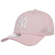 Czapki i chusty sportowe męskie - Czapka 9Forty JUNIOR NY Yankees by New Era, intensywny róż, Youth (52-56 cm) - miniaturka - grafika 1