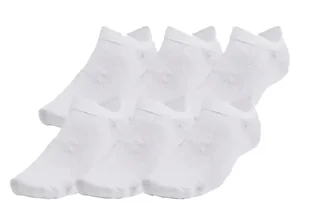 Skarpety Under Armour STOPKI Essential No Show – 6-pak BIAŁE - Skarpetki damskie - miniaturka - grafika 1