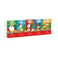 Bombonierki i czekoladki - Czekolady Mleczne Baron Na Święta Bożego Narodzenia 5 sztuk x 15g - miniaturka - grafika 1