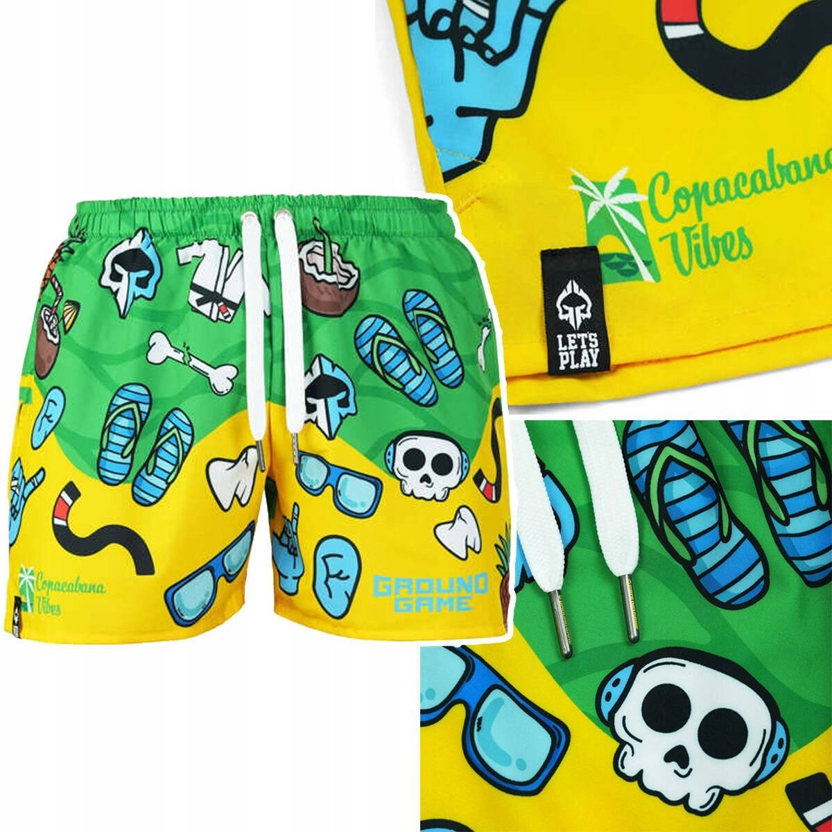 Kąpielówki Na Plażę Ground Game Copacabana Bjj Style R. M