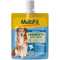 Przysmaki dla psów - MultiFit Squeezy Snack Cream Kurczak z kokosem 10x60 g - miniaturka - grafika 1