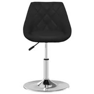 Fotele i krzesła biurowe - vidaXL Krzesło biurowe, czarne, sztuczna skóra! 335150 - miniaturka - grafika 1