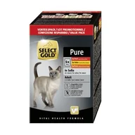 Mokra karma dla kotów - SELECT GOLD Adult Pure w Sosie Multipakiet 6x85g - miniaturka - grafika 1