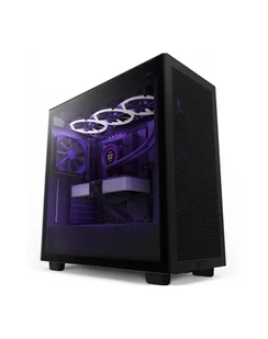 NZXT H7 Flow All tower case, tempered glass, Kolor: CZARNY - window - Obudowy komputerowe - miniaturka - grafika 1