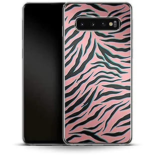 Smartfon silikonowe etui na telefon komórkowy Pink Zebra Samsung Galaxy S10 - Etui i futerały do telefonów - miniaturka - grafika 1