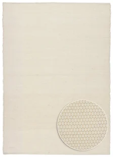 Dywan Nowoczesny Alpen Uni Natural White 190X250 - Dywany - miniaturka - grafika 1