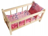 Akcesoria dla lalek - JANEX Łóżeczko duże - miniaturka - grafika 1