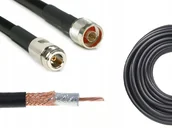 Kable - Konektor antenowy 10m wtyki Nm - Nż przewód SRF240 - miniaturka - grafika 1