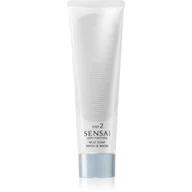 Maseczki do twarzy - Kanebo Sensai Sensai Silky Purifying Mud Soap Wash & Mask mydełko/maseczka do twarzy 125ml - miniaturka - grafika 1