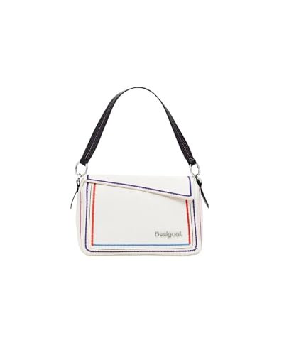 Desigual Akcesoria damskie PU torba na rękę, biała, jeden rozmiar, biały, Rozmiar Uniwersalny