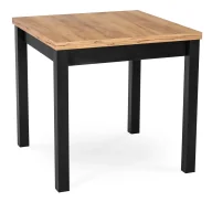 Stoły - Stół kwadratowy z rozkładanym blatem dąb craft czarny + G0-N94 - miniaturka - grafika 1