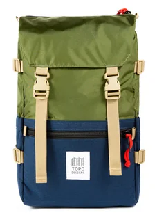Plecak szkolny Topo Designs Rover Pack Classic - olive / navy - Plecaki szkolne i tornistry - miniaturka - grafika 1