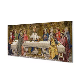 Szklany panel Sztuka ostatnia wieczerza 120x60 cm - Dekoracje domu - miniaturka - grafika 1