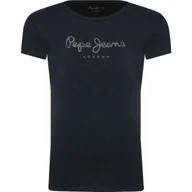 Koszulki męskie - Pepe Jeans London T-shirt HANA GLITTER | Regular Fit - miniaturka - grafika 1