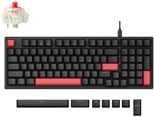 Keychron Lemokey X5 - US išdėstymas - Linear Raudona Switches X5-A1 Mechaninė Žaidimų Klaviatūra X5-A1 - Klawiatury - miniaturka - grafika 1