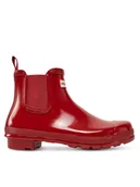 Kalosze damskie - Hunter Kalosze WFS2078RGL Czerwony - miniaturka - grafika 1