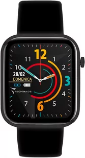 Techmade Hava Czarny - Smartwatch - miniaturka - grafika 1