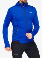 Bluzy sportowe męskie - Bluza męska Salewa Pedroc PL Hooded Jacket - electric - miniaturka - grafika 1