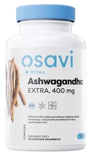 Osavi - Ashwagandha Extra, 400mg, 60 vkaps - Witaminy i minerały - miniaturka - grafika 1