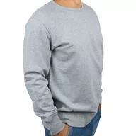 Bluzy męskie - Bluza wciągana Captain Mike dresowa szara XXL - miniaturka - grafika 1