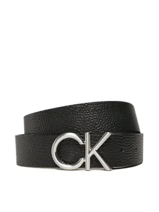 Calvin Klein Pasek Męski Adj Ck Metal Bombe 35Mm K50K509956 Czarny - Paski - miniaturka - grafika 1