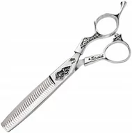 Nożyczki fryzjerskie - WOLF Degażówki nożyczki praworęczne 6,0 Oldi offset fryzjerskie do strzyżenia włosów do salonu linia Professional - miniaturka - grafika 1